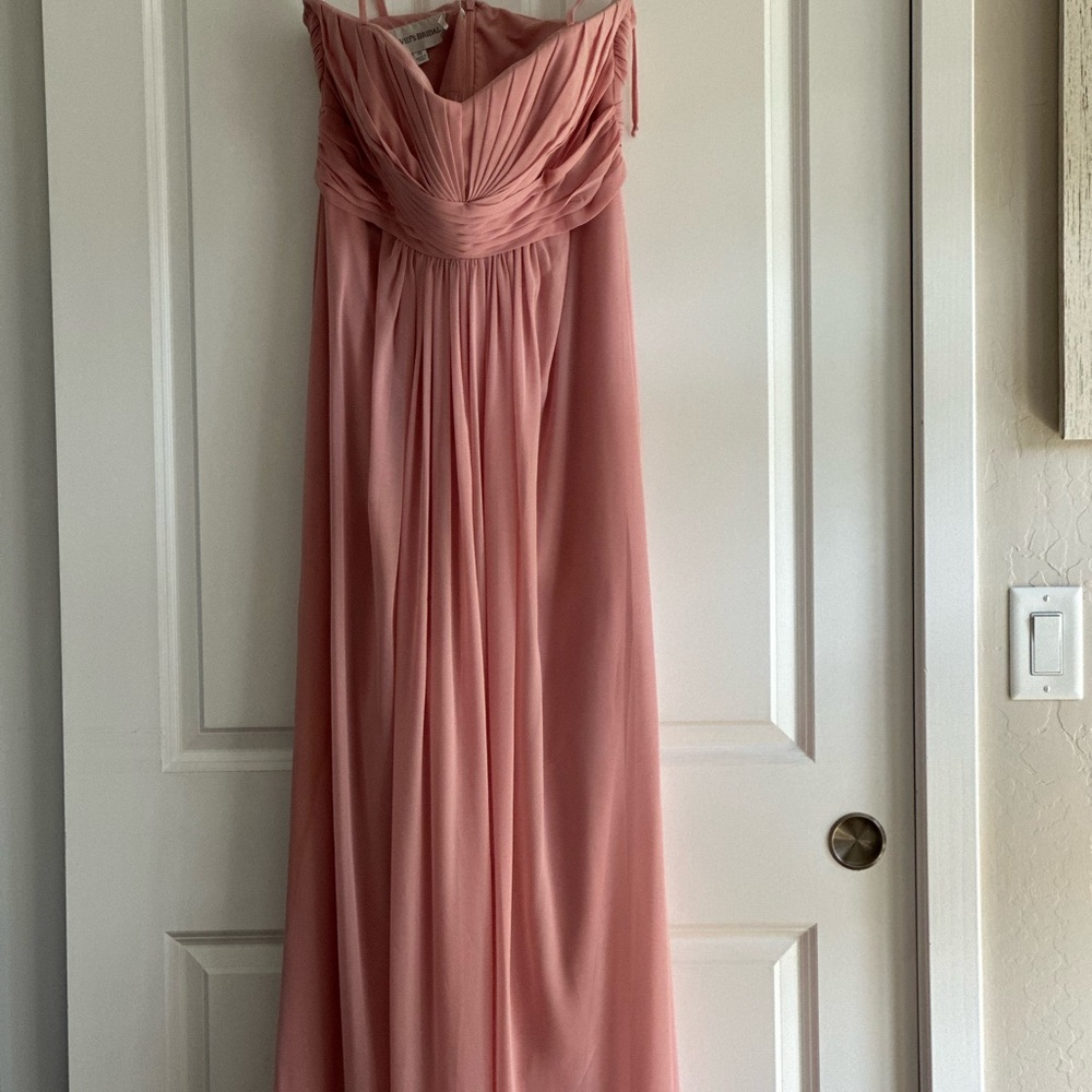 Elegant Pink Evening Gown